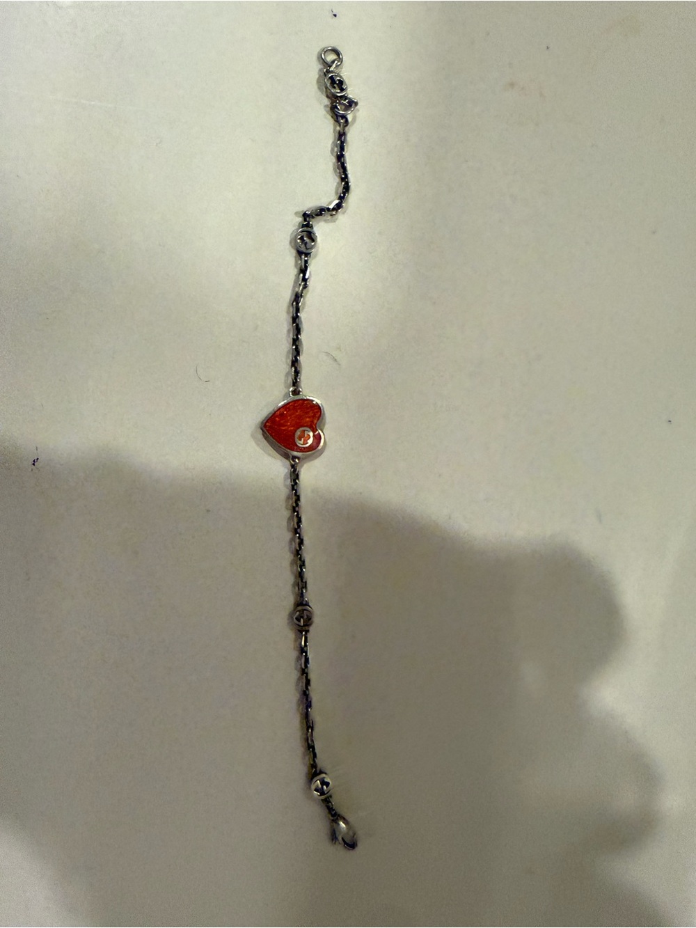 Gucci Red Heart Bracelet - Women's Jewelry